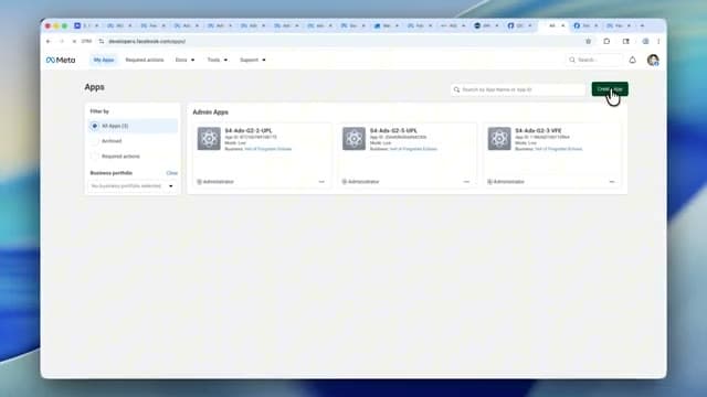 My Apps — Create App