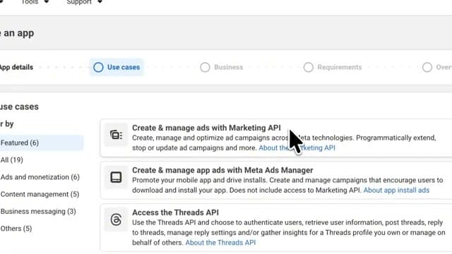 Use cases — Create and manage ads with Marketing API